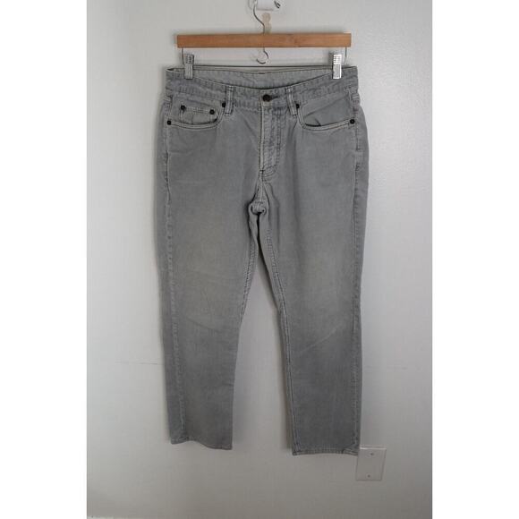 Trumaker Corduroy Pants 33 X 30 Gray 14 Wale Corduroy 100% Cotton Mens - Picture 1 of 4